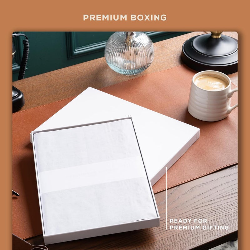 Beechmore Books دفتر رسم A4 – 8.5x11 جلد نباتي فاخر كبير مع 156 صفحة سميكة 160gsm بيج كريم مثقبة، دفتر رسم فارغ، مع صندوق هدايا، جيب خلفي، علامة مرجعية من الشريط - Image 3